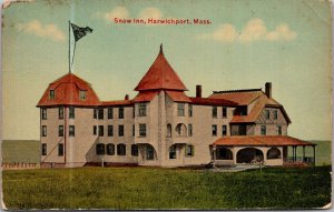 View of Snow Inn, Harwichport MA c1910 Vintage Postcard R63