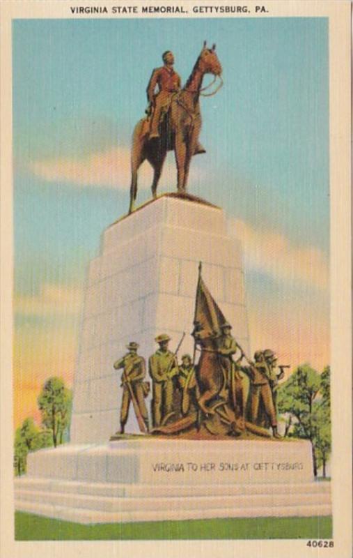 Pennsylvania Gettysburg Virginia State Memorial