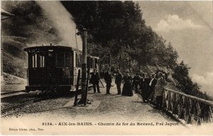 CPA AK AIX-les-BAINS Chemin de fer du Revard TRAM VAPEUR (977219)