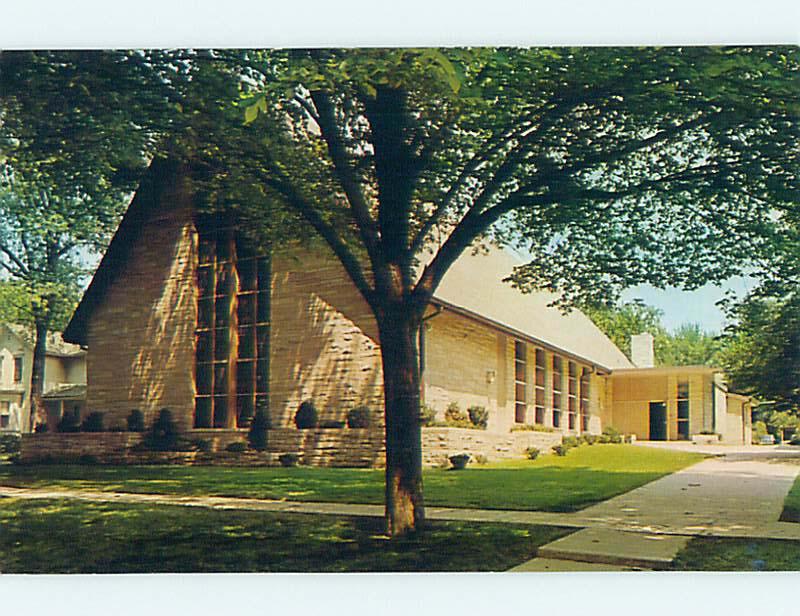 Unused Pre-1980 CHURCH SCENE Crown Point Indiana IN p3354