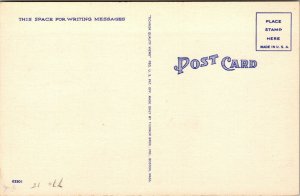 Vtg 1930s Yacht Club Aerial View Seaside Park New Jersey NJ Unused Postcard