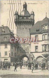 Old Postcard Selestat Tour Knights Army TOP