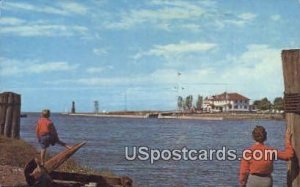 US Coast Guard & Harbor in Frankfort, Michigan