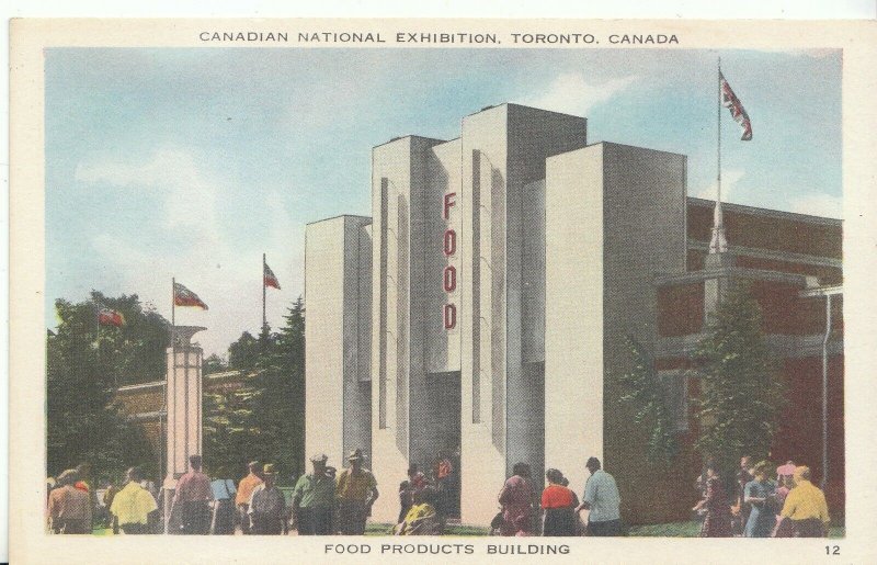 Canadian Postcard - National Exhibition Toronto - Food Products Building  ZZ1885
