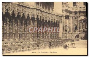 Old Postcard Auch La Cathedrale The Cheour