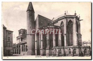 Old Postcard Epinal Eglise Saint Maurice