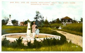 Canada - Nova Scotia, Annapolis Royal. Ft. Anne, DeMonte Monument