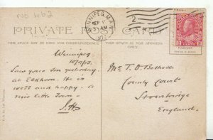 Canada Postcard - Government House - Winnipeg - Ref TZ3274