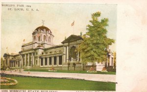 Vintage Postcard 1900's World's Fair 1904 Missouri State Building St. Louis MO