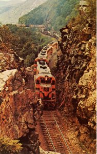 NH - Crawford Notch. Maine Central Railroad Train