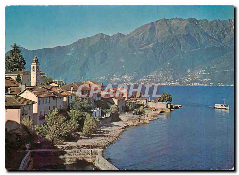 Postcard Modern Pittoresco Gambarogno Gerra Gamb