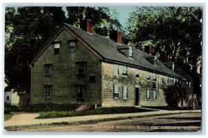 1912 Old Fort Weston Built 1754 Augusta Maine ME Posted Antique Postcard