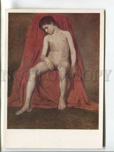 483088 USSR 1964 Surikov sitter Nude Boy Model ed. 35000 Soviet artist