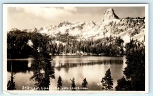 RPPC  LAKE GEORGE, Mammoth Lakes, California CA ~ 1928 Willard Postcard