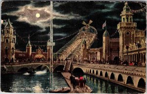 Postcard PIER SCENE Coney Island New York NY AL2793