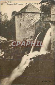 Postcard Old Sierroz Gorge Savoy Mill Gresy