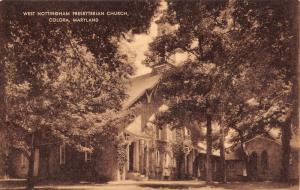 Colora Maryland West Nottingham Presbyterian Church Antique Postcard K98979