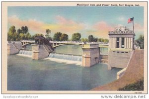 Indiana Fort Wayne Municipal Dam And Power Plant