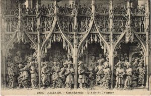 CPA AMIENS Cathedrale Vie de St-jacques (118420)