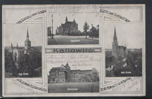 Poland Postcard - Views of Kattowitz   RS20875