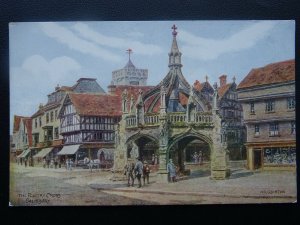 Wiltshire SALISBURY The Poultry Cross A.R. Quinton Old Postcard by Salmon 1549