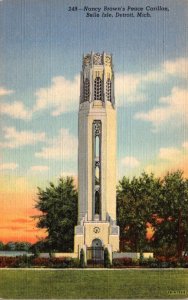 Monuments Nancy Brown's Peace Carillon Belle Isle Detroit Michigan