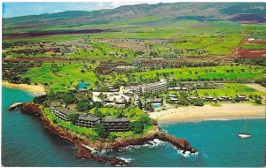 Aerial View of the Sheraton Maui Hotel Royal Kaanapali Golf Course Maui Hawaii