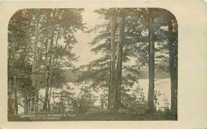 1908 Warren County New York 13th Lake Elizabeth Point RPPC Photo Postcard 5181