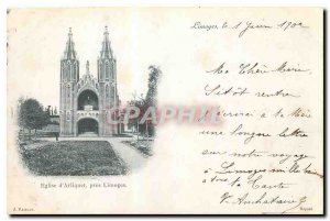 Postcard Old Church Arliquet Limoges near Limoges