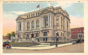 County Court House Utica New York 1920s postcard