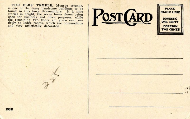 MI - Detroit. Elks Temple