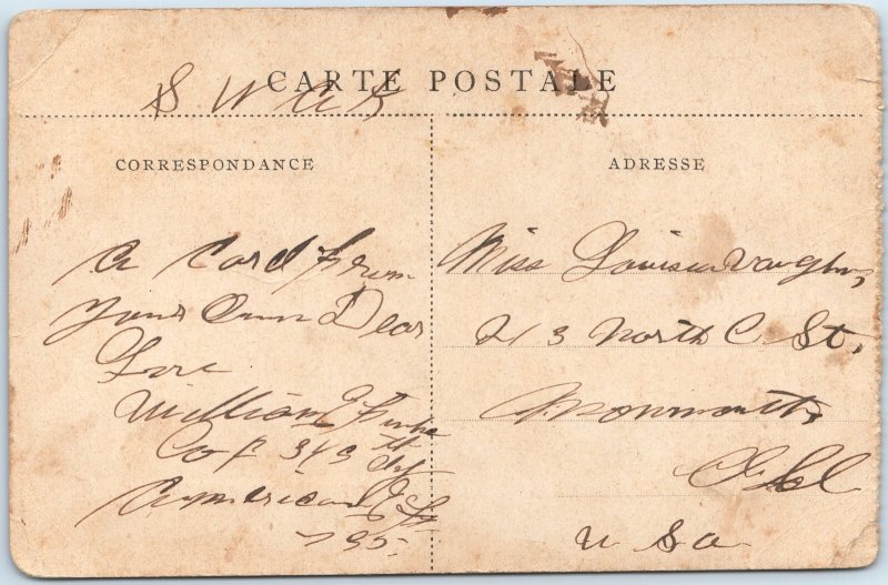 c1910s Verdun, France Rue Hauts-Degres PC WWI Bombardment Destruction Ruins A22