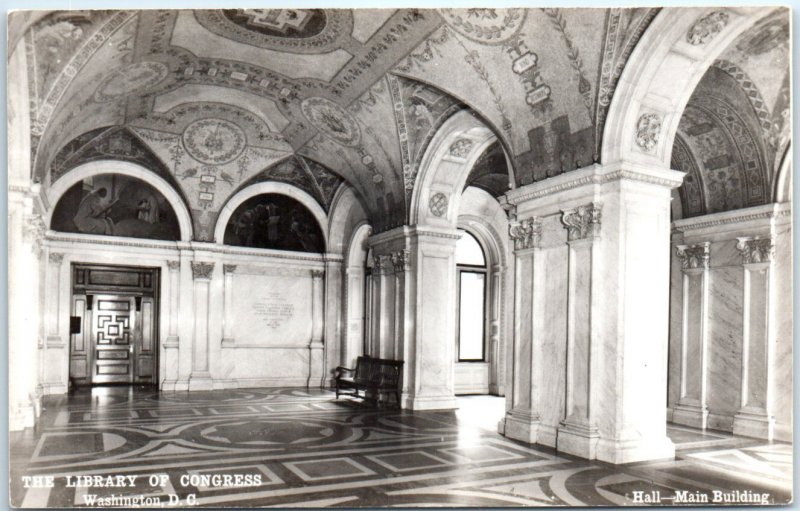 Hall-Main Building, The Library of Congress - Washington, District of  Columbia