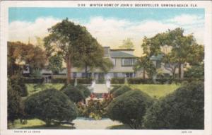 Florida Ormond Beach John D Rockefeller Winter Home