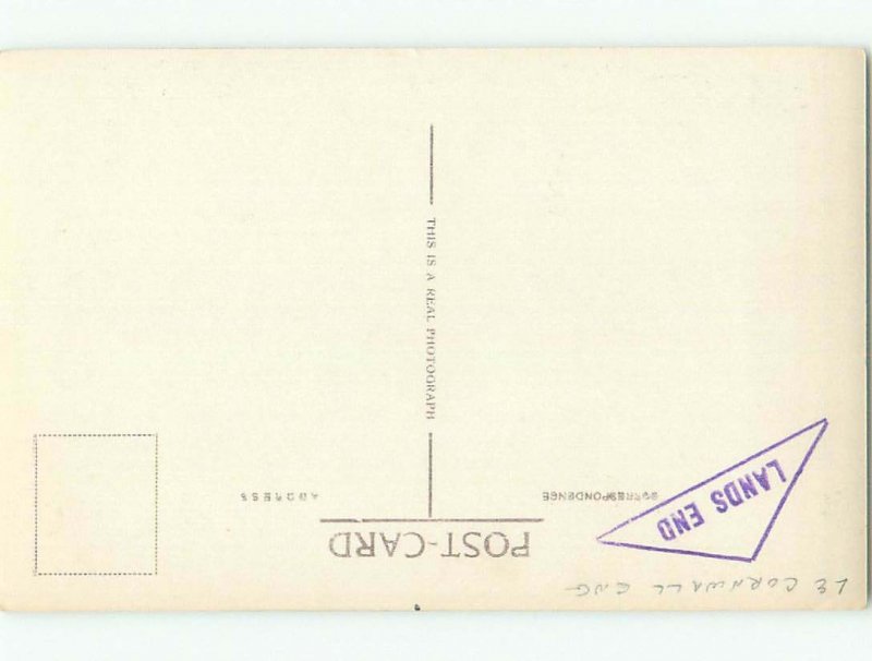 old rppc NICE VIEW Land'S End In Cornwall England UK i2974