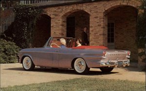 1962 Studebaker Lark Convertible Car Adv Promo Kansas City MO Cancel Postcard