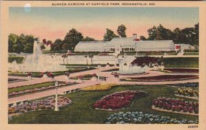 Indiana Indianapolis Sunken Gardens At Garfield Park