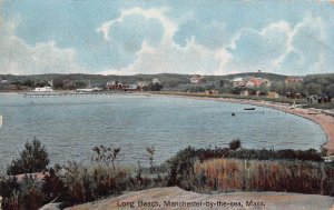 MANCHESTER BY THE SEA MASSACHUSETTS~LONG BEACH~1909 POSTCARD