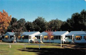 WELLS, ME Maine  SLEEPYTOWN MOTEL~Cabins   Roadside  1958 Chrome Postcard