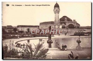 Old Postcard New Limoges Gare Limoges Benedictins