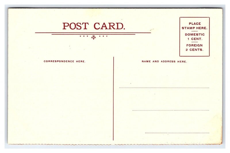 U. S. Capitol Washington D. C. Postcard Baltimore & Ohio Railroad