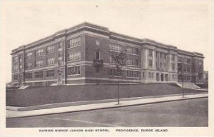 Rhode Island Providence Nathan Bishop Junior High School Albertype