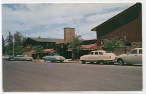 Dude Rancher Lodge Cars Autos Billings Montana 1950s postcard