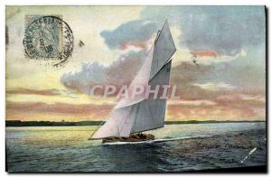 Postcard Old Boat Sailboat