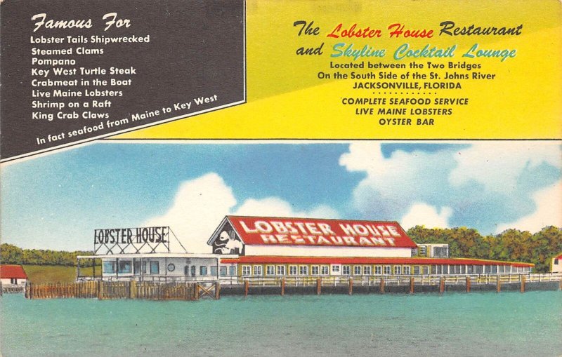 Jacksonville Florida Lobster House Restaurant & Skyline Cocktail Lounge, Color L