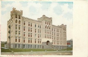 Undiv. Back Postcard; L.D.S. Hospital, Salt Lake City UT, Frank Leib, Pub. 1712