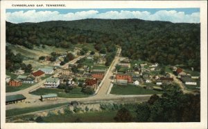 Cumberland Gap Tennessee TN Bird's Eye View Vintage Postcard