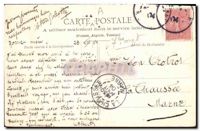 Postcard Old Paris Hotel des Invalides