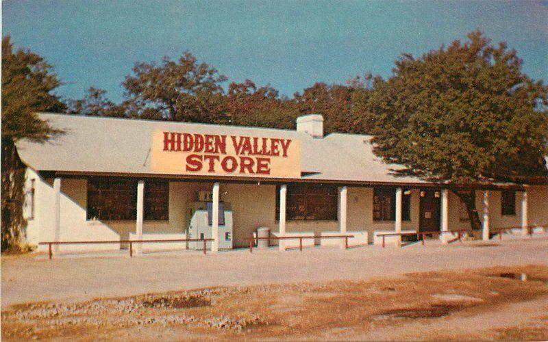 Best Printing 1960s Johnson City Texas Hidden Valley Country Store postcard 123