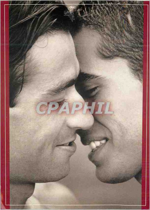 Postcard Modern Couple Men